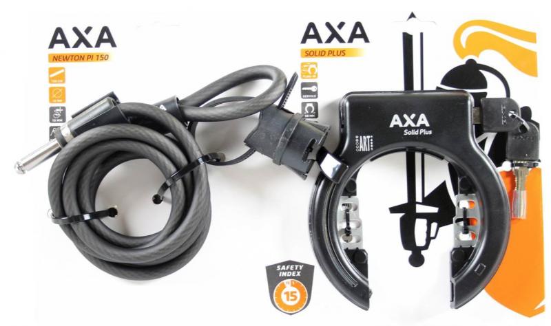 Antivol vélo intégré AXA Solid Plus + Plug-in