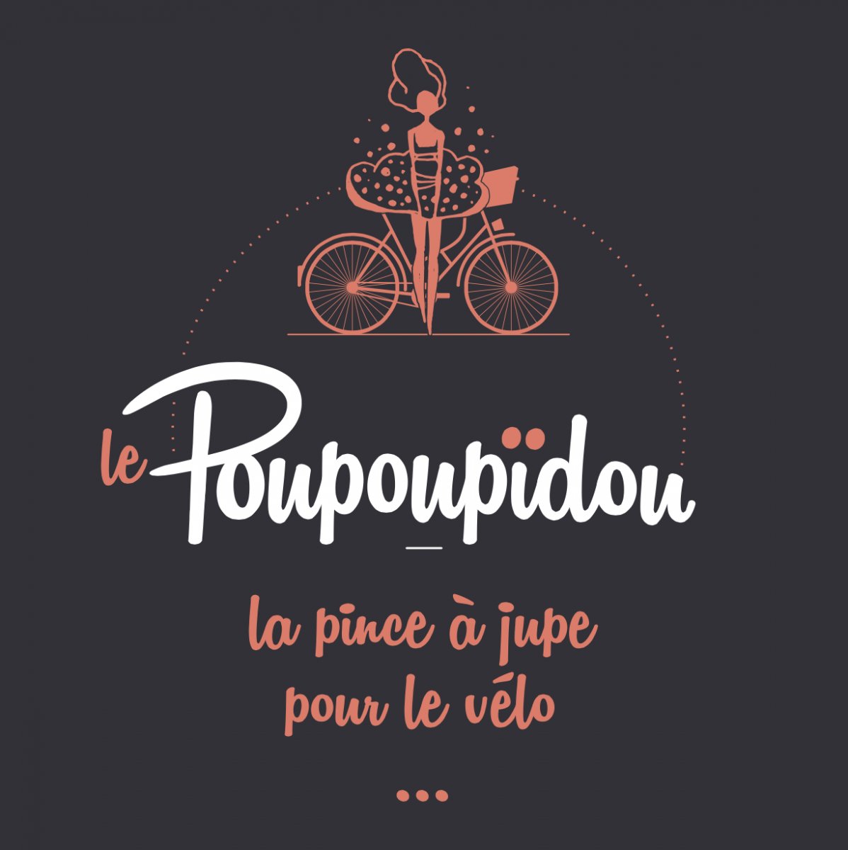 Le Poupoupidou : une pince à jupe adaptée au vélo !